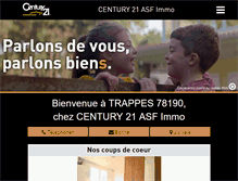 Tablet Screenshot of century21-asf-trappes.com